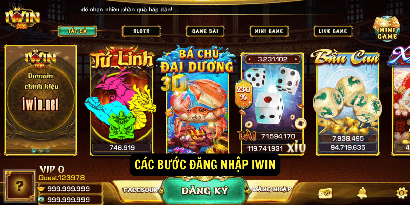 Đăng Nhập IWIN - Nhận ngay ưu đãi hấp dẫn 1 Các bước đăng nhập IWIN